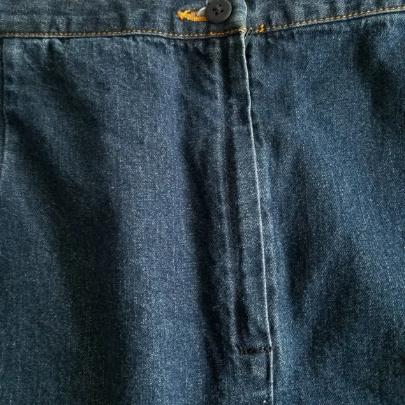 Pretty Dark Blue Denim skirt size 16 Old Navy - Picture 5 of 8